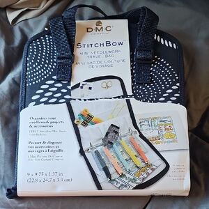 DMC StitchBow Mini Needlework Travel Bag - Black